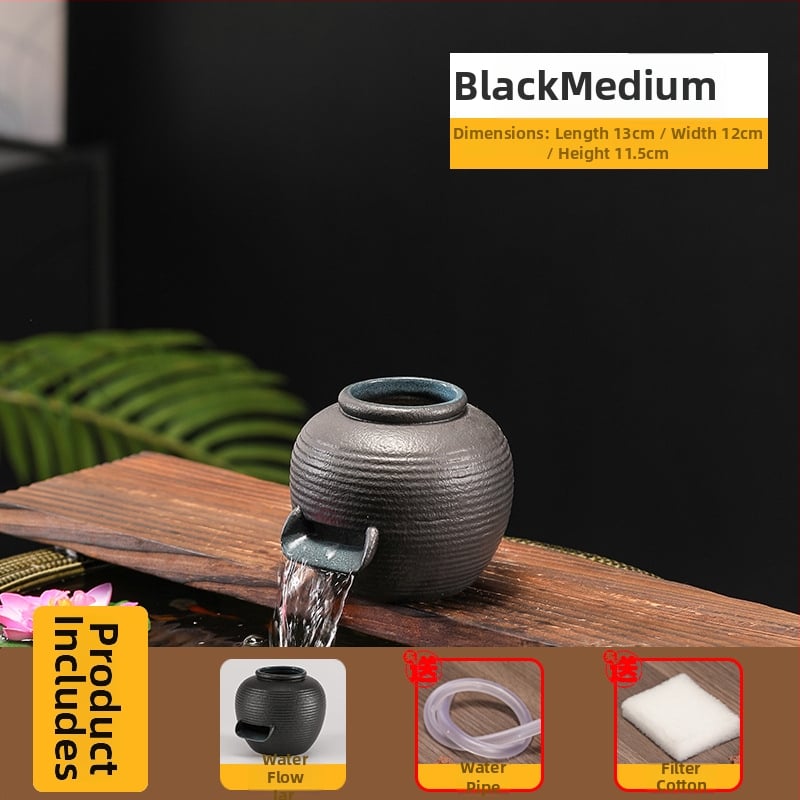 Κεραμικό διακοσμητικό ενυδρείου με γλασαρισμένη επιφάνεια, νέο κινεζικό στυλ, πολύχρωμη γλάσα