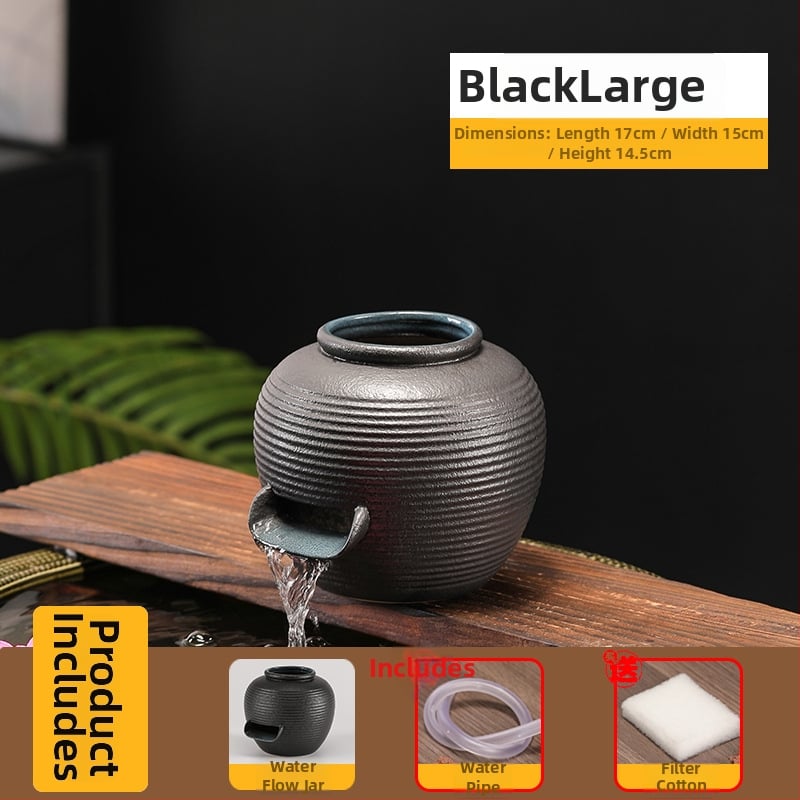 Κεραμικό διακοσμητικό ενυδρείου με γλασαρισμένη επιφάνεια, νέο κινεζικό στυλ, πολύχρωμη γλάσα