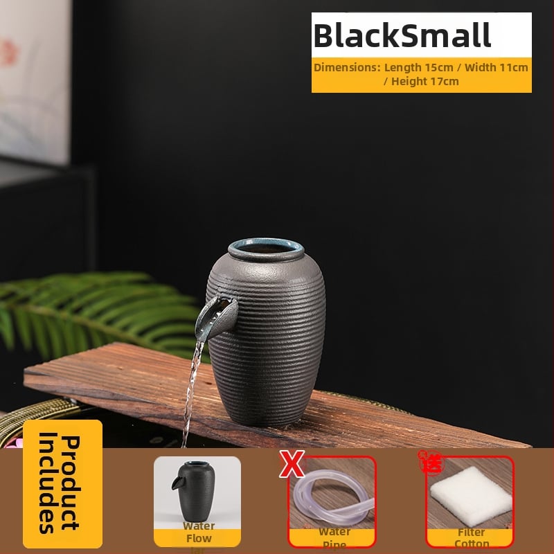 Κεραμικό διακοσμητικό ενυδρείου με γλασαρισμένη επιφάνεια, νέο κινεζικό στυλ, πολύχρωμη γλάσα