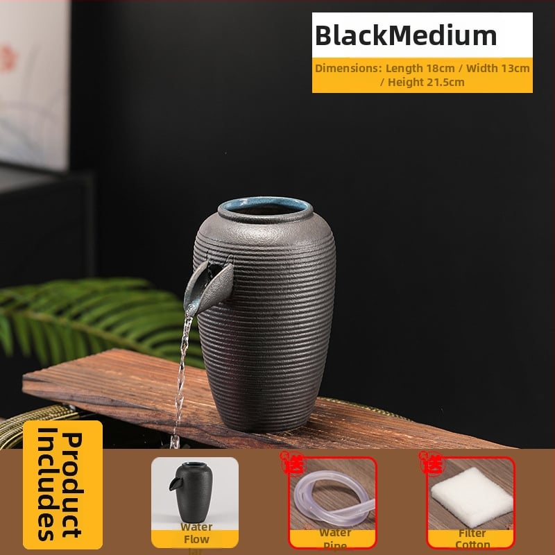 Κεραμικό διακοσμητικό ενυδρείου με γλασαρισμένη επιφάνεια, νέο κινεζικό στυλ, πολύχρωμη γλάσα