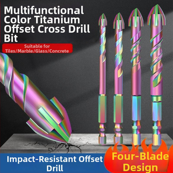 Gold Lion bur excentric cu patru palete pentru plăci, sticlă, marmură și beton – oțel wolfram, foarte dur