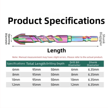 Gold Lion bur excentric cu patru palete pentru plăci, sticlă, marmură și beton – oțel wolfram, foarte dur