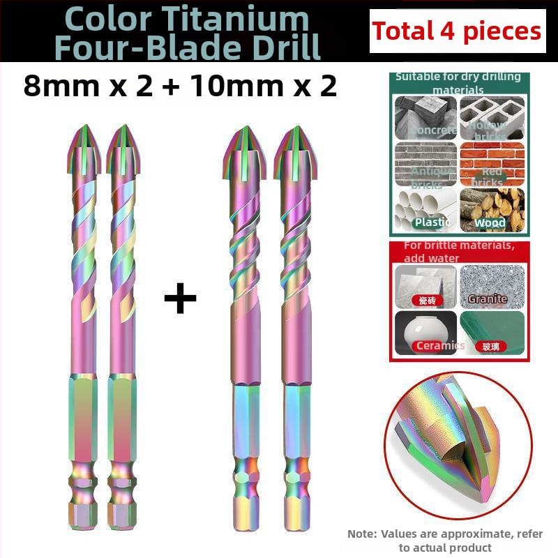 Gold Lion bur excentric cu patru palete pentru plăci, sticlă, marmură și beton – oțel wolfram, foarte dur