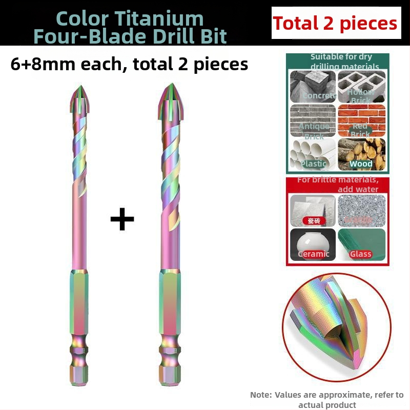 Gold Lion bur excentric cu patru palete pentru plăci, sticlă, marmură și beton – oțel wolfram, foarte dur
