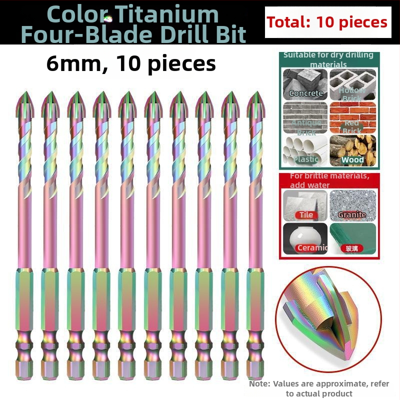 Gold Lion bur excentric cu patru palete pentru plăci, sticlă, marmură și beton – oțel wolfram, foarte dur