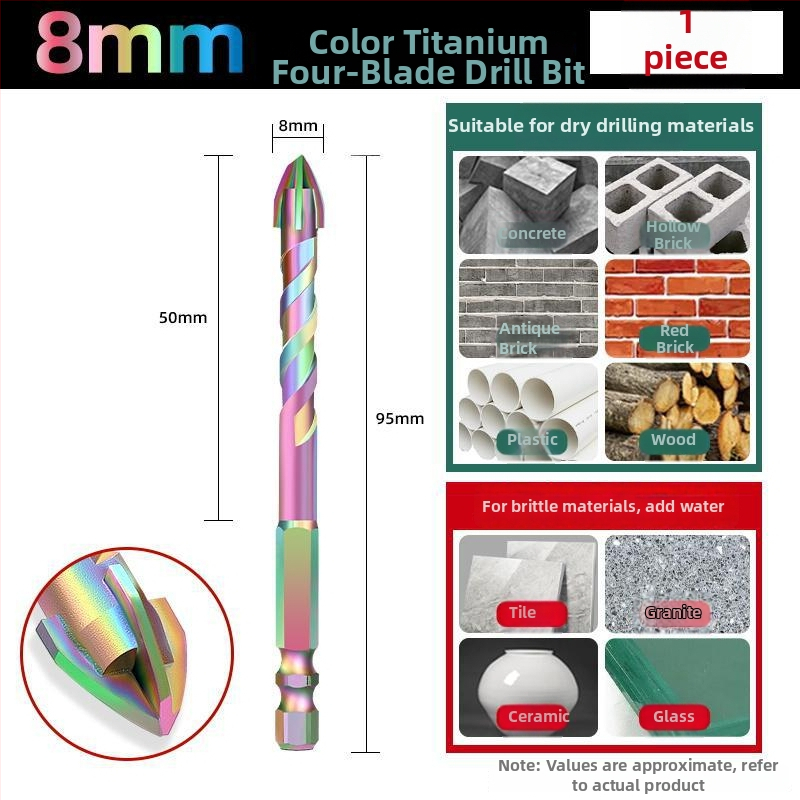 Gold Lion bur excentric cu patru palete pentru plăci, sticlă, marmură și beton – oțel wolfram, foarte dur