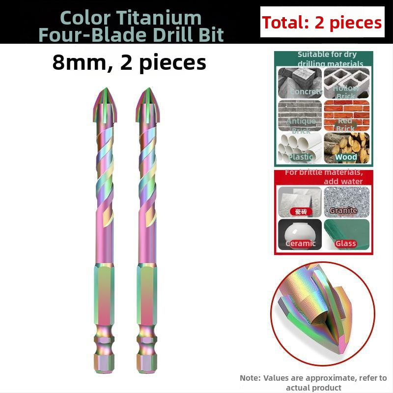 Gold Lion bur excentric cu patru palete pentru plăci, sticlă, marmură și beton – oțel wolfram, foarte dur