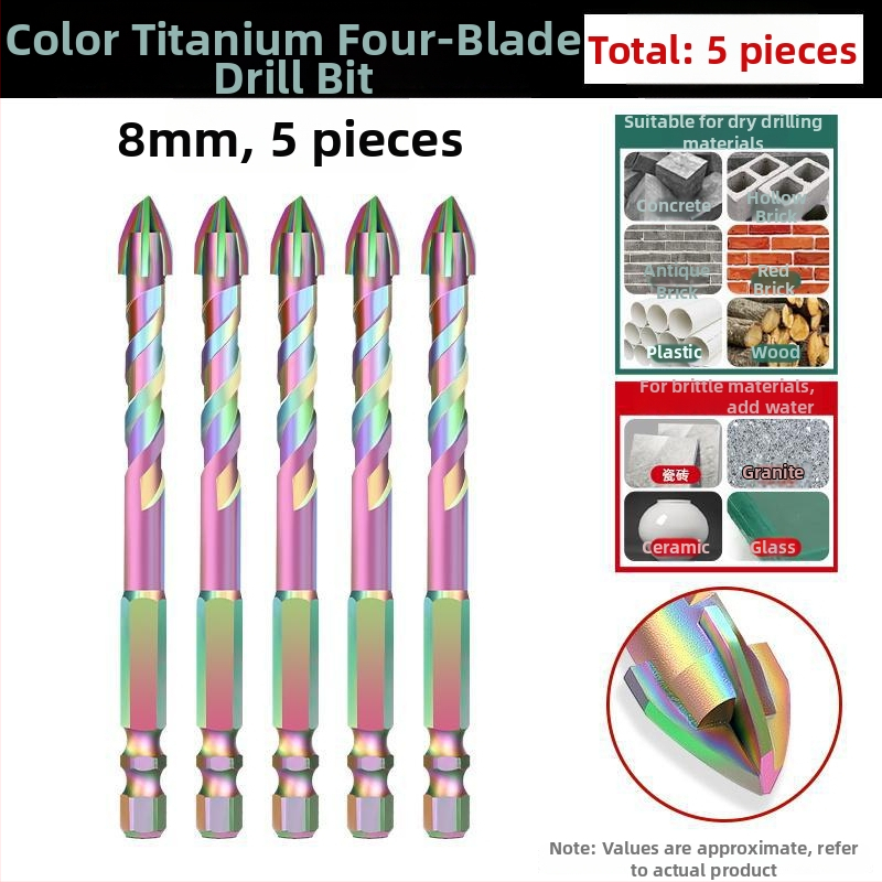 Gold Lion bur excentric cu patru palete pentru plăci, sticlă, marmură și beton – oțel wolfram, foarte dur