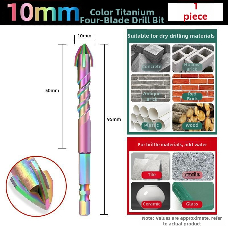 Gold Lion bur excentric cu patru palete pentru plăci, sticlă, marmură și beton – oțel wolfram, foarte dur