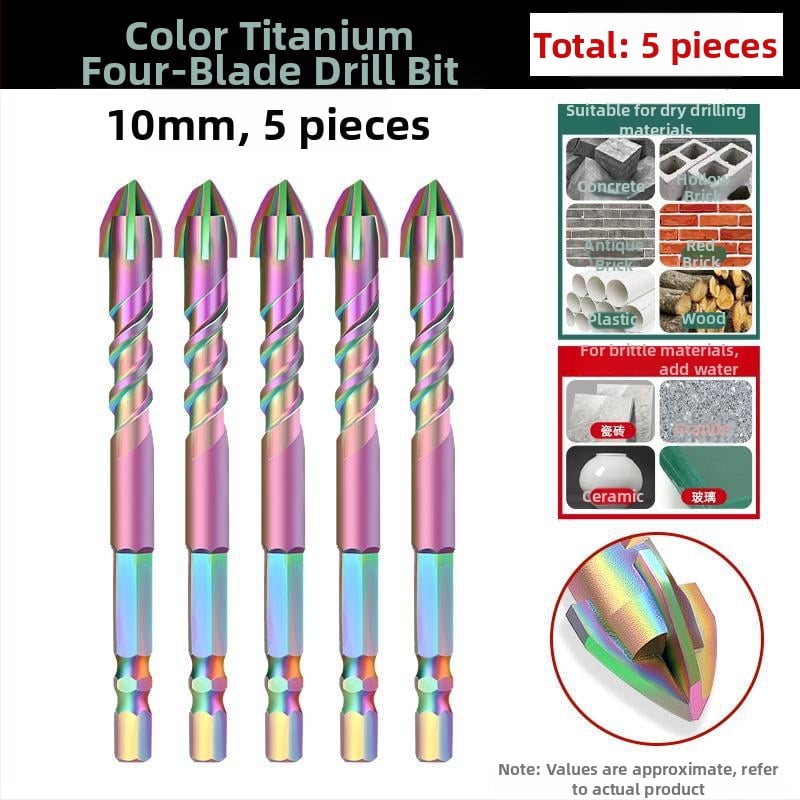 Gold Lion bur excentric cu patru palete pentru plăci, sticlă, marmură și beton – oțel wolfram, foarte dur