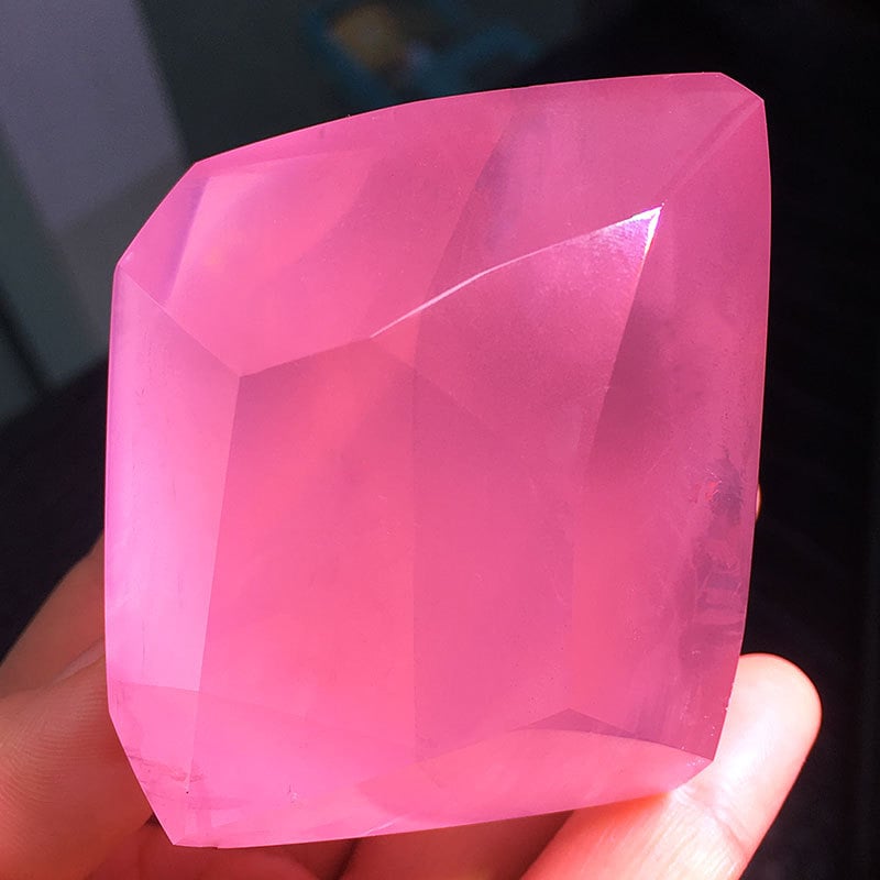 Kristály dekoráció - szabálytalan többfacetes forma, polírozott felület, testreszabható, FSJSX0024