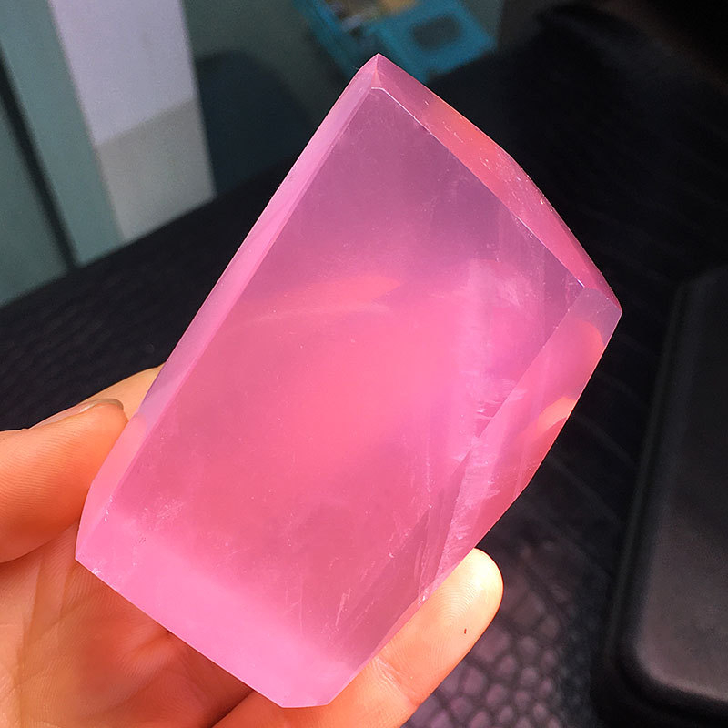 Kristály dekoráció - szabálytalan többfacetes forma, polírozott felület, testreszabható, FSJSX0024