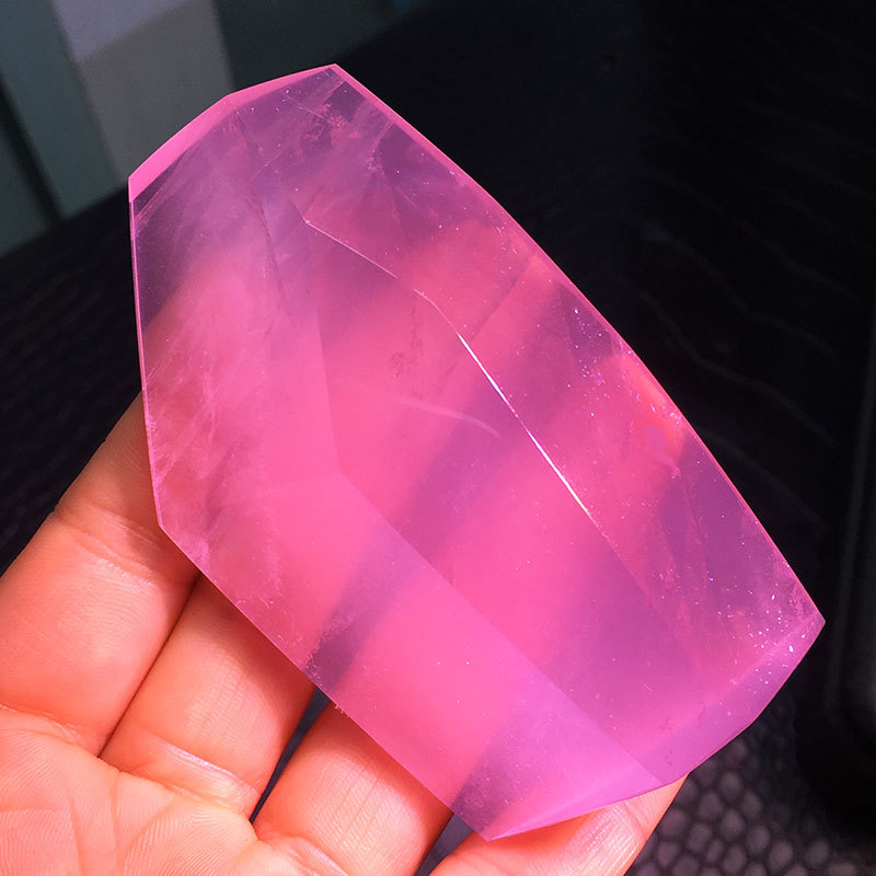 Kristály dekoráció - szabálytalan többfacetes forma, polírozott felület, testreszabható, FSJSX0024