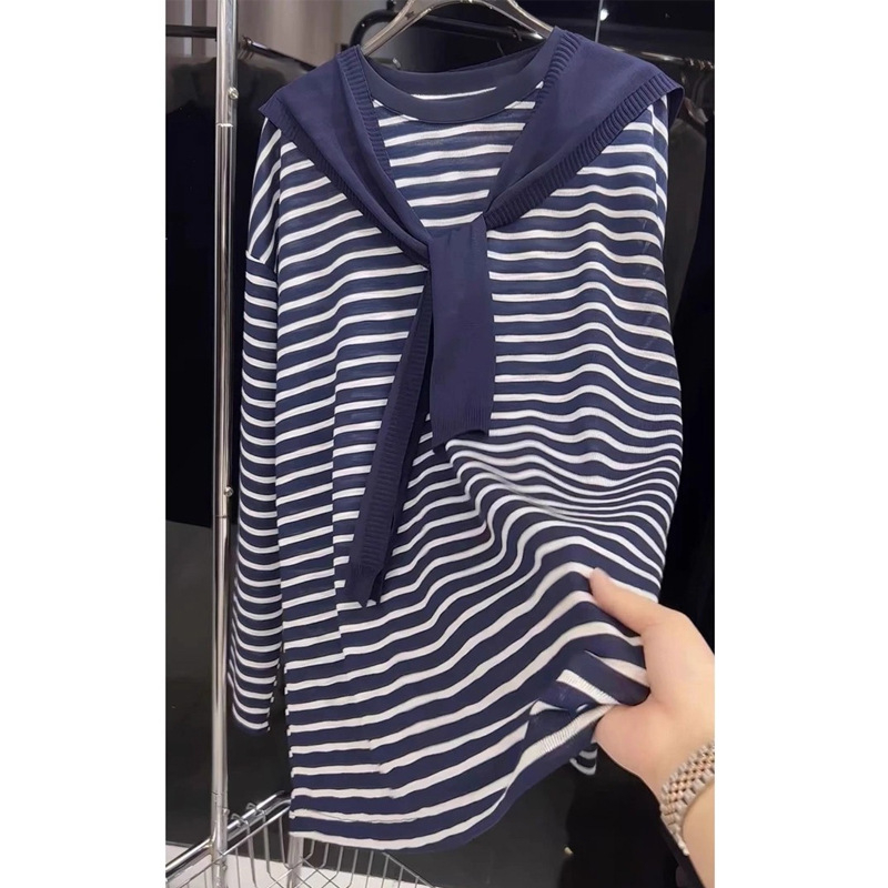 Női két darabos öltöny: hosszú ujjú ing és magas derekú midi szoknya, ősz 2024, poliészter-spandex anyag, egyszínű minta, francia dizájn