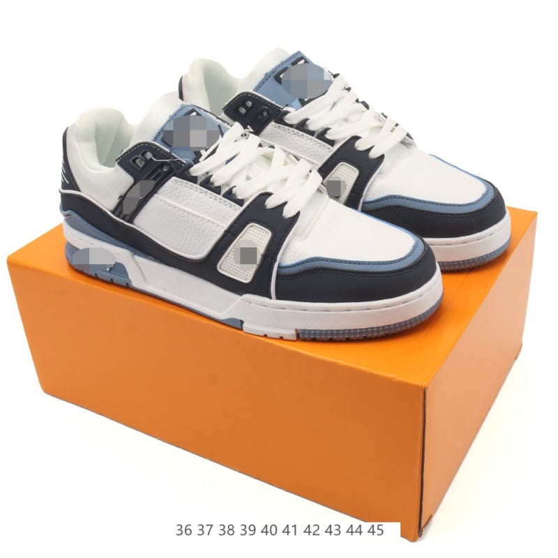 Unisex sportos casual cipő – felső része top grain marha bőrből, EVA talp, fűzők, kerek orr, alacsony sarkú (1–3 cm)