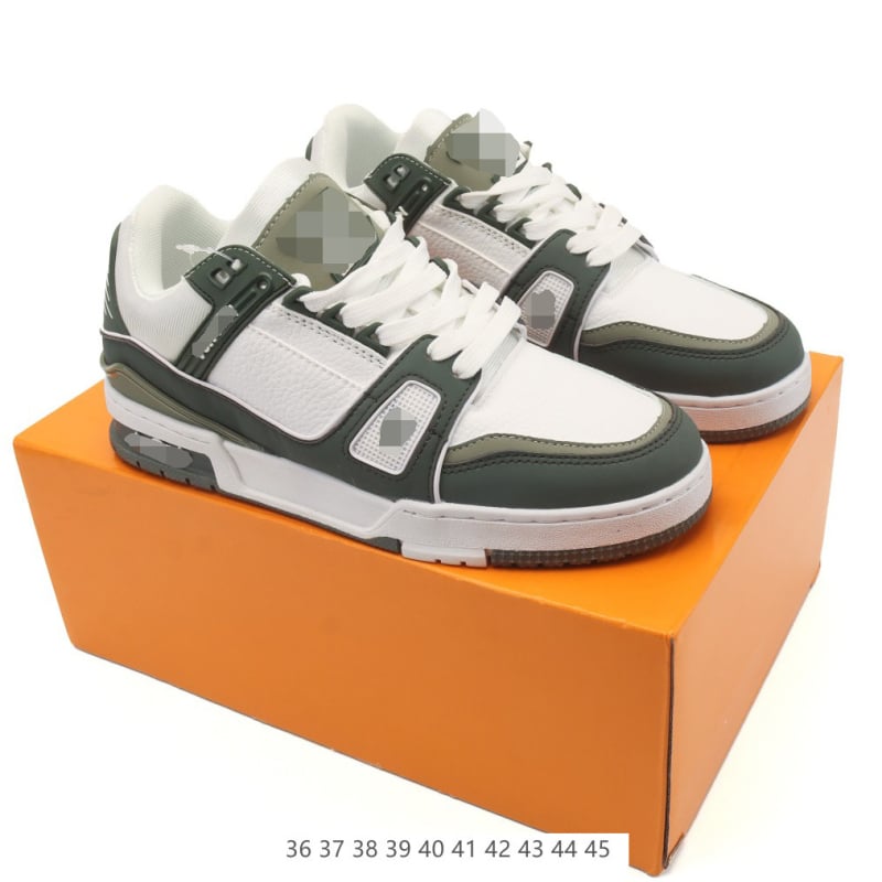 Unisex sportos casual cipő – felső része top grain marha bőrből, EVA talp, fűzők, kerek orr, alacsony sarkú (1–3 cm)