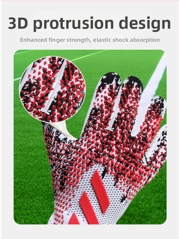 Futbalové brankárske rukavice - guma, unisex, prispôsobiteľné, na zápasy a tréning