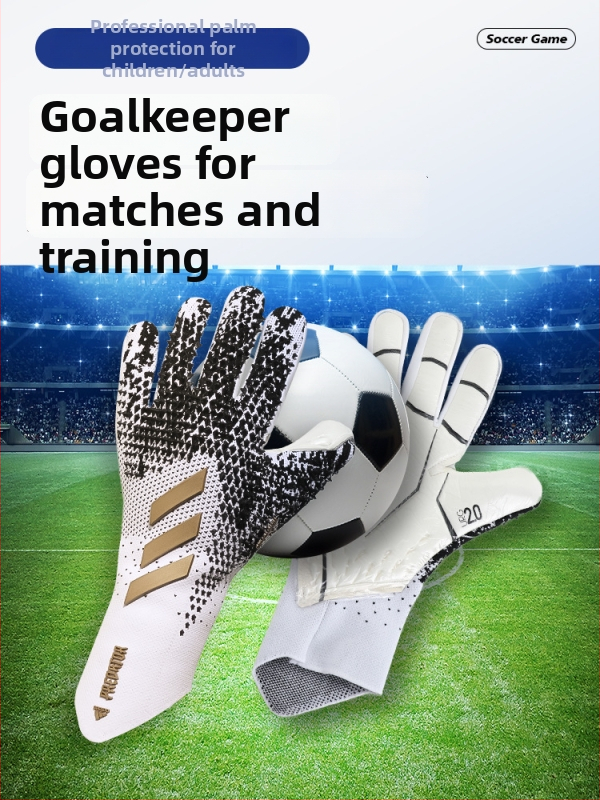 Futbalové brankárske rukavice - guma, unisex, prispôsobiteľné, na zápasy a tréning