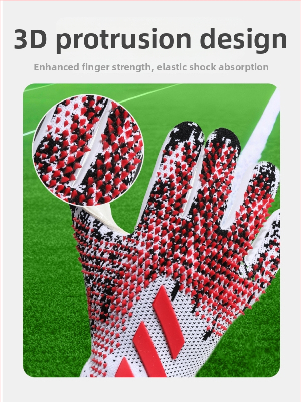 Futbalové brankárske rukavice - guma, unisex, prispôsobiteľné, na zápasy a tréning