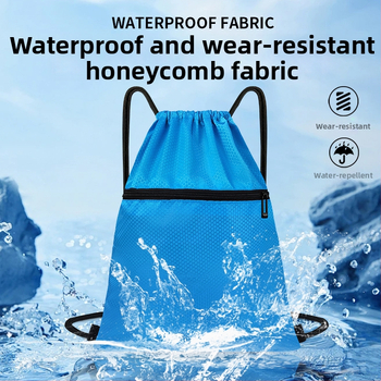 Športový batoh z oxfordského materiálu, vodotesný, odolný voči opotrebeniu, zakrivený ramenný popruh, unisex