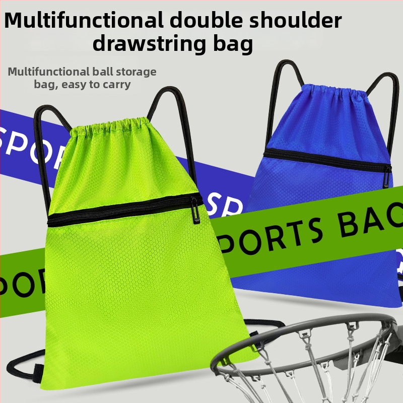 Športový batoh z oxfordského materiálu, vodotesný, odolný voči opotrebeniu, zakrivený ramenný popruh, unisex