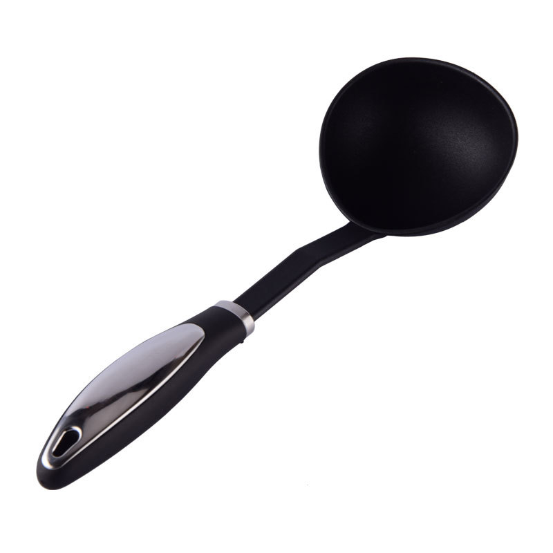 Nylon set kuhinjskih alata: špatula i žlica, s ručkom od najlona, otporan na visoke temperature