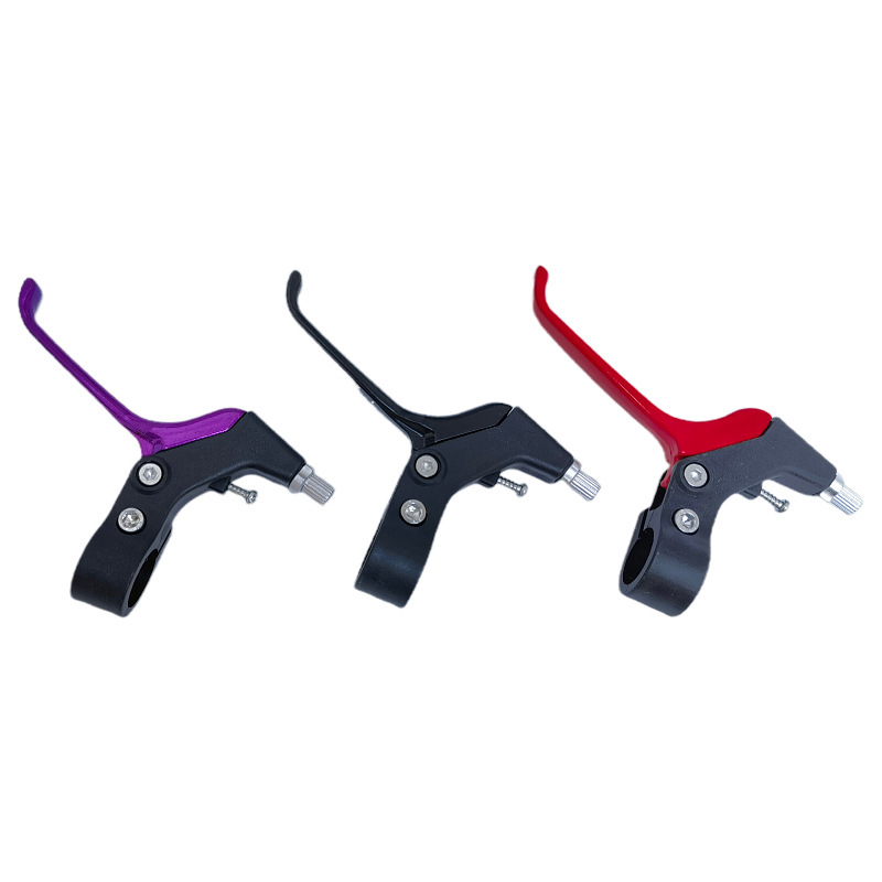 Μοχλός φρένου ποδηλάτου, καθολικός, ημι-αλουμινένιο μοντέλο, με λειτουργία με τα δάχτυλα, κατάλληλος για αναδιπλούμενα, ορεινά και παιδικά ποδήλατα