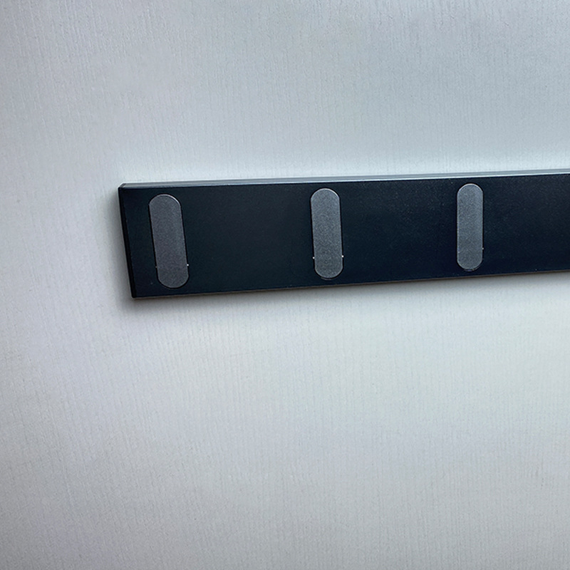 Nevidljiva vješalica za kapute, zidna, bez bušenja, sklopna, od Space aluminija, anodizirani završetak, moderan dizajn