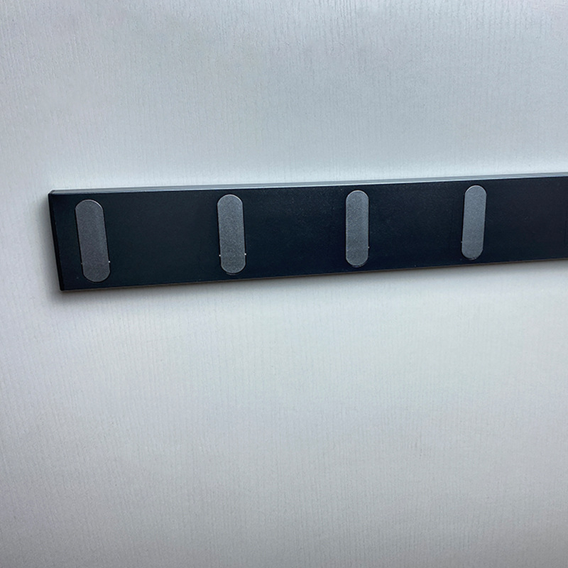 Nevidljiva vješalica za kapute, zidna, bez bušenja, sklopna, od Space aluminija, anodizirani završetak, moderan dizajn