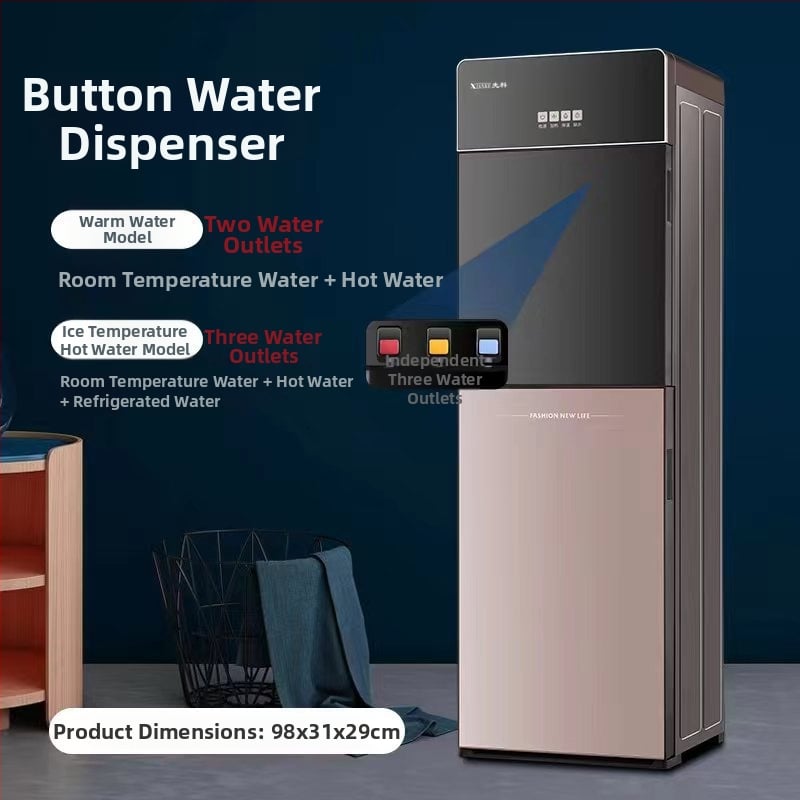 Vízadagoló - függőleges, meleg és hideg, ABS burkolat, élelmiszer-minőségű anyag, 220V, modell LS-3