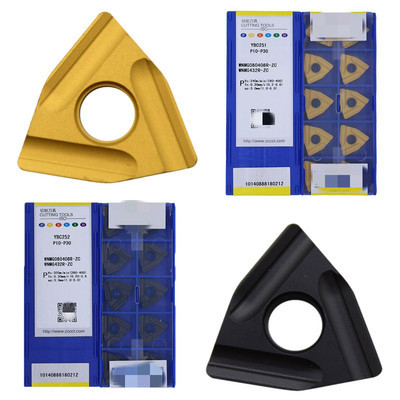 Barack alakú CNC forgóbetét horonyolt durva megmunkáláshoz, WNMG080404R-ZC / WNMG080408L-S, hengeres esztergáló szerszám acél alkatrészek