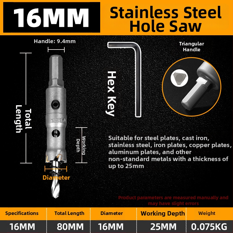 Topson Karbidný Otvárač Dier pre Železo – Priemyselná Kvalita, Odolný voči Opotrebeniu Nerezová Oceľ