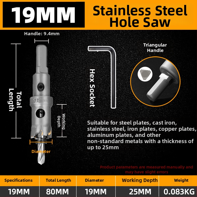 Topson Karbidný Otvárač Dier pre Železo – Priemyselná Kvalita, Odolný voči Opotrebeniu Nerezová Oceľ