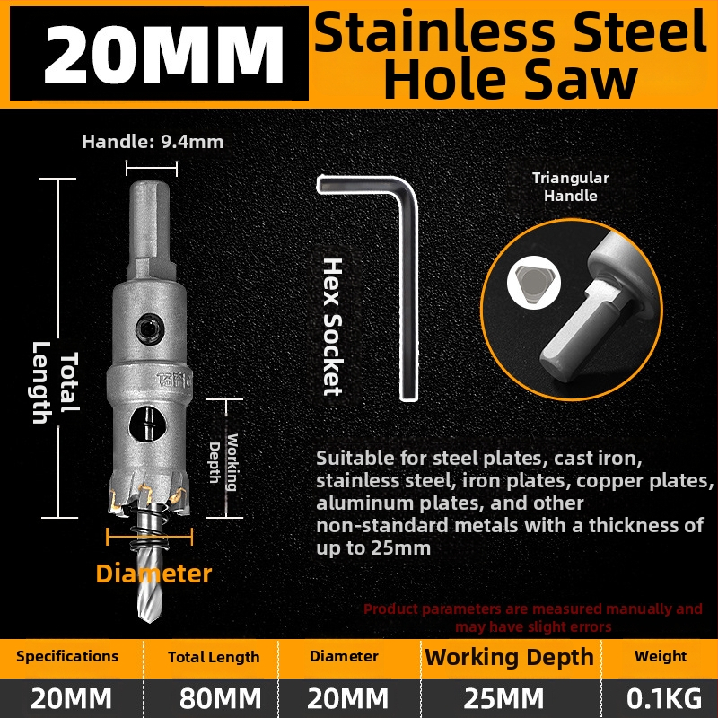 Topson Karbidný Otvárač Dier pre Železo – Priemyselná Kvalita, Odolný voči Opotrebeniu Nerezová Oceľ