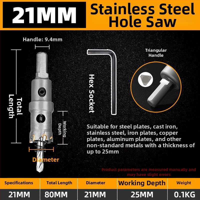 Topson Karbidný Otvárač Dier pre Železo – Priemyselná Kvalita, Odolný voči Opotrebeniu Nerezová Oceľ