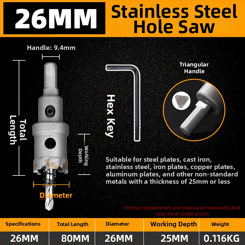 Topson Karbidný Otvárač Dier pre Železo – Priemyselná Kvalita, Odolný voči Opotrebeniu Nerezová Oceľ