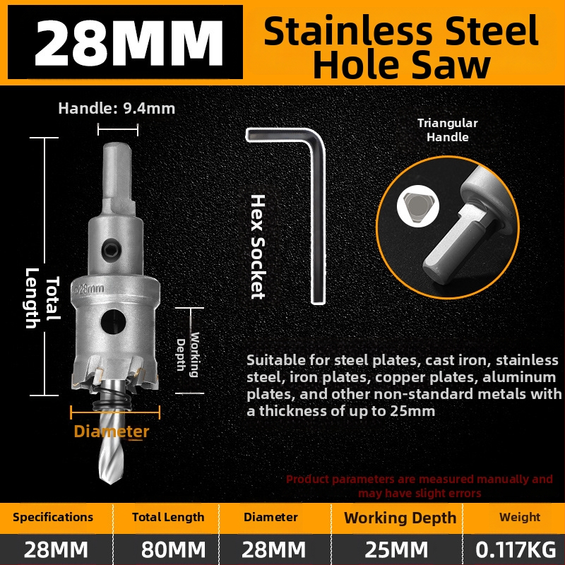 Topson Karbidný Otvárač Dier pre Železo – Priemyselná Kvalita, Odolný voči Opotrebeniu Nerezová Oceľ