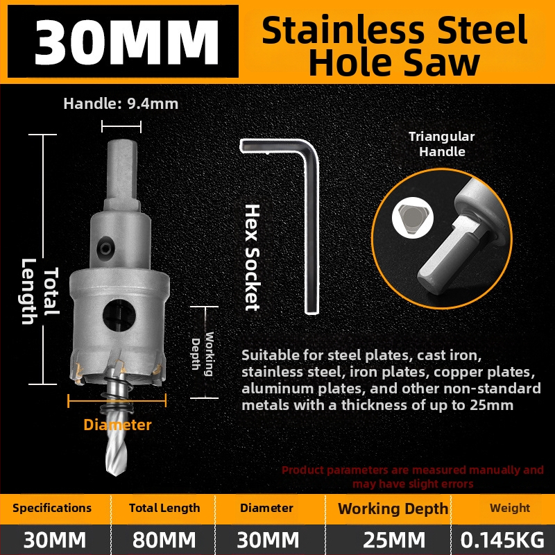 Topson Karbidný Otvárač Dier pre Železo – Priemyselná Kvalita, Odolný voči Opotrebeniu Nerezová Oceľ