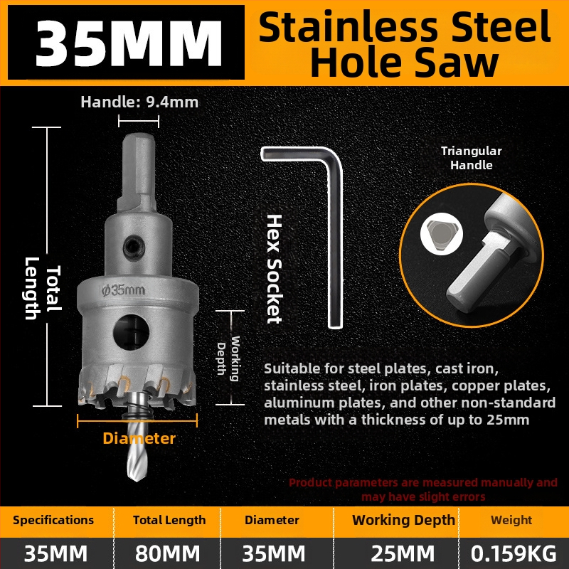 Topson Karbidný Otvárač Dier pre Železo – Priemyselná Kvalita, Odolný voči Opotrebeniu Nerezová Oceľ