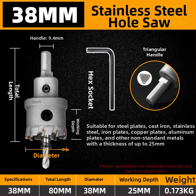 Topson Karbidný Otvárač Dier pre Železo – Priemyselná Kvalita, Odolný voči Opotrebeniu Nerezová Oceľ