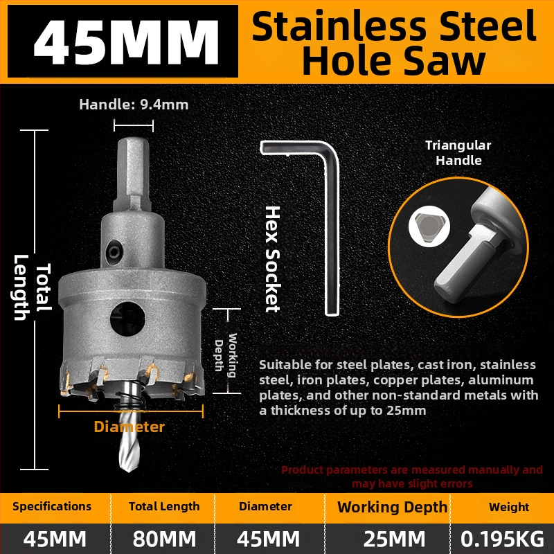 Topson Karbidný Otvárač Dier pre Železo – Priemyselná Kvalita, Odolný voči Opotrebeniu Nerezová Oceľ