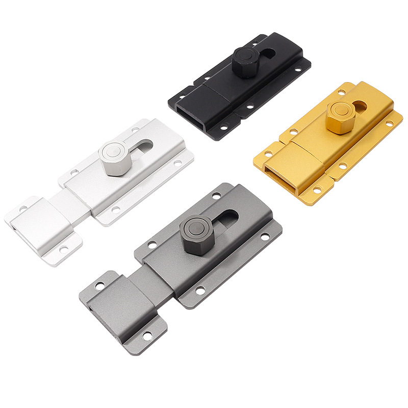 Zasun za vrata tipa A – aluminijska legura, mat završna obrada, model 2024.5.16 four-color latch, moderan jednostavan stil