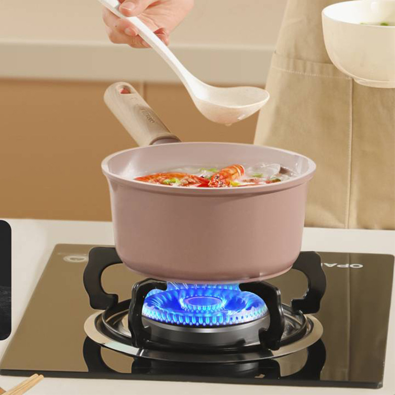 Cooker King wok - tapadásmentes, lapos aljzatú, alumíniumötvözetből, Pottery Crystal sorozat, indukciós és gáztűzhelyhez egyaránt