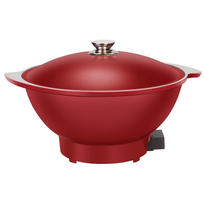 Ηλεκτρική αλουμινένια κατσαρόλα με Xinjiang ρύζι – εθνικός σχεδιασμός, 220V 1500W, πέντε βαθμίδες θερμότητας, πολυλειτουργική για σούπα, μαγείρεμα και σοτάρισμα