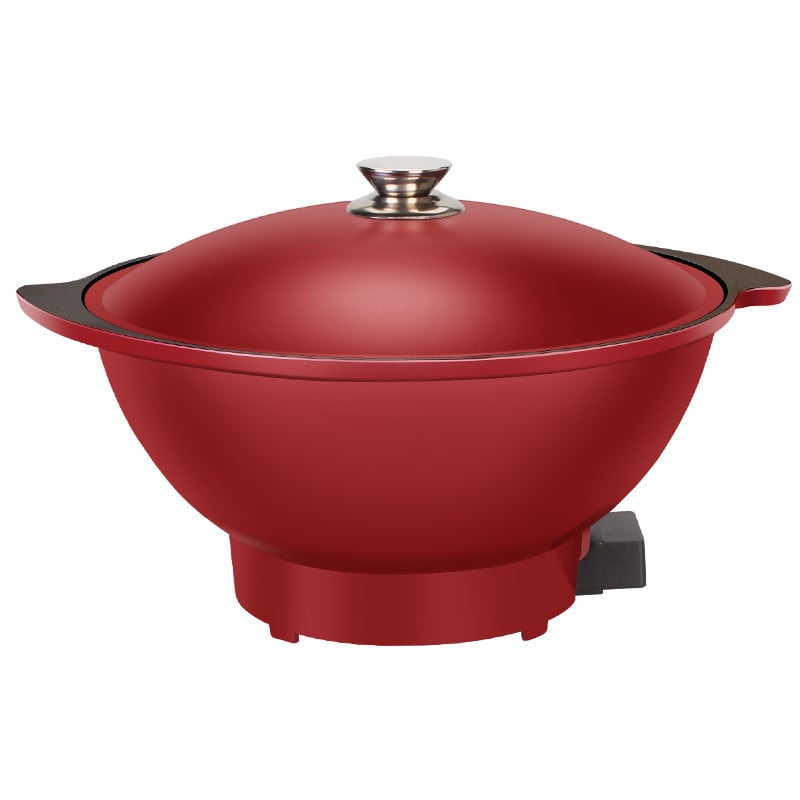 Ηλεκτρική αλουμινένια κατσαρόλα με Xinjiang ρύζι – εθνικός σχεδιασμός, 220V 1500W, πέντε βαθμίδες θερμότητας, πολυλειτουργική για σούπα, μαγείρεμα και σοτάρισμα