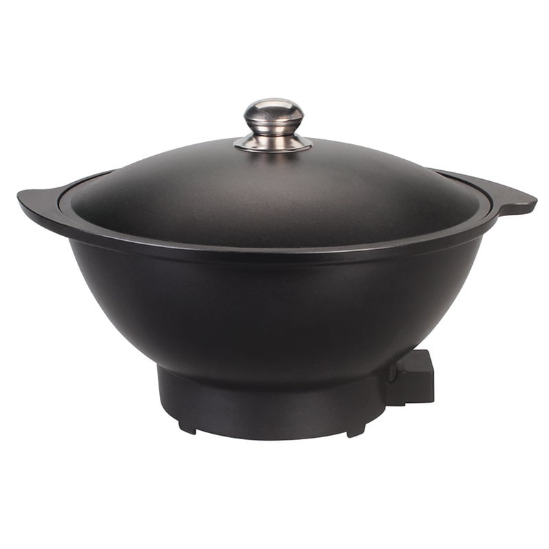 Ηλεκτρική αλουμινένια κατσαρόλα με Xinjiang ρύζι – εθνικός σχεδιασμός, 220V 1500W, πέντε βαθμίδες θερμότητας, πολυλειτουργική για σούπα, μαγείρεμα και σοτάρισμα