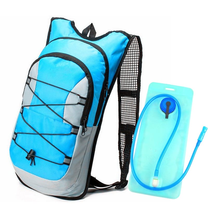 Hidratációs hátizsák szabadtéri sportokra, könnyű, lélegző, vízálló, uniszex, modell FL1654, poliészter, síeléshez, hegymászáshoz, túrázáshoz, kempingezéshez és lovaglásra