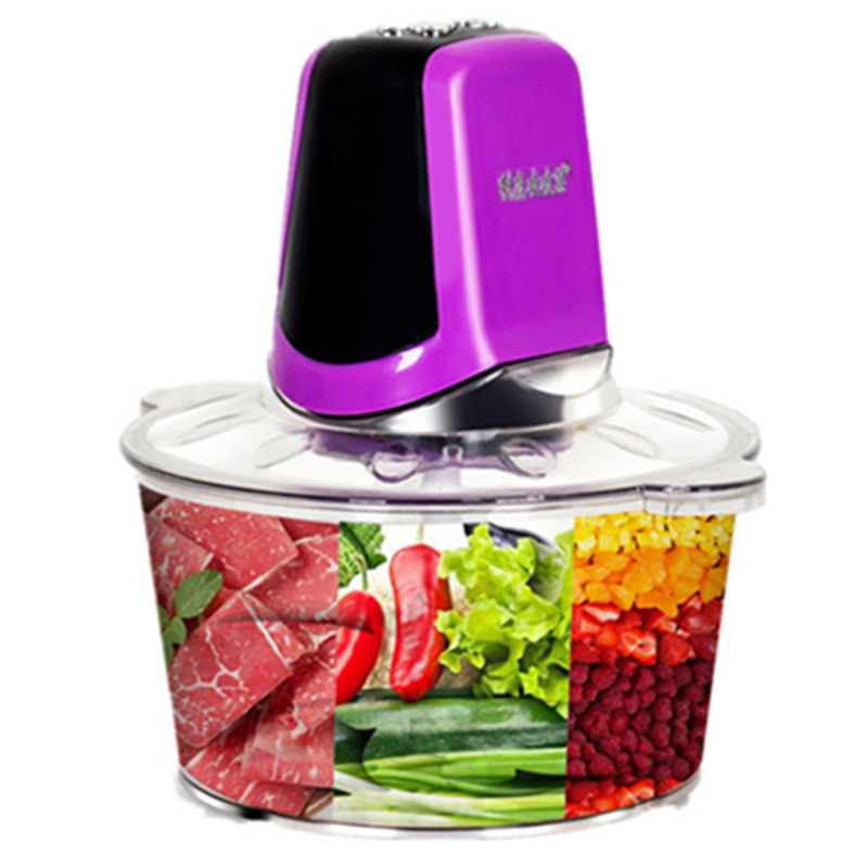 Električni kuhinjski stroj višenamjenski: mljevenje mesa, prerada sokova, miješanje; 2 brzine, 5000 rpm, kućište od PP i nehrđajućeg čelika, prilagodba obrade