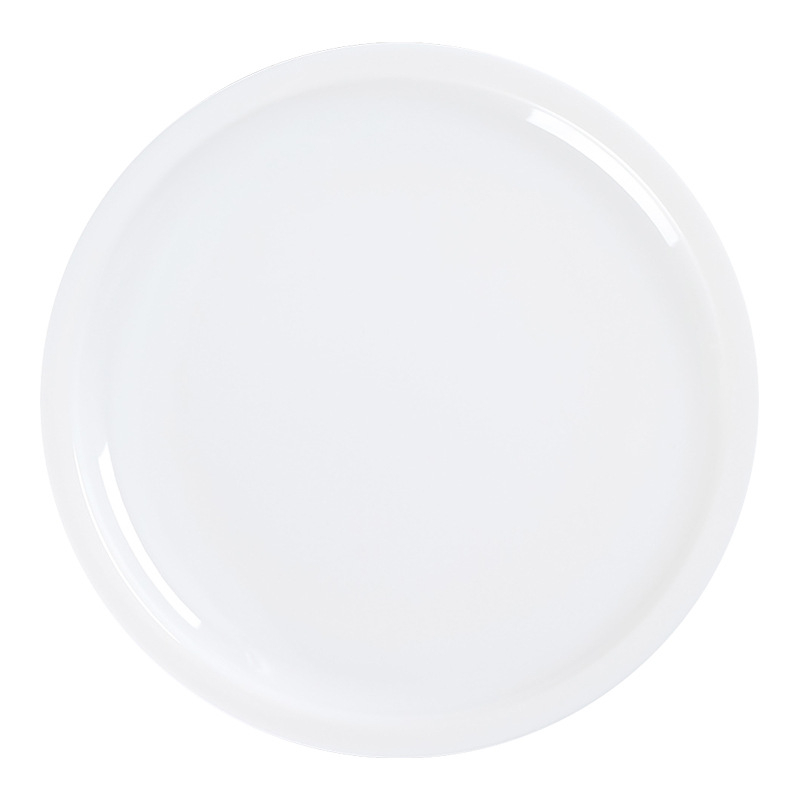 Melaminból készült porcelán utánozat étkészlet – tányér, szabálytalan alak, glazúrozott felület, modern minimalist stílus, logó nyomtatás elérhető