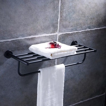 Držač ručnika od nehrđajućeg čelika 304, završni premaz sprejem, moderan stil, šestodijelni set